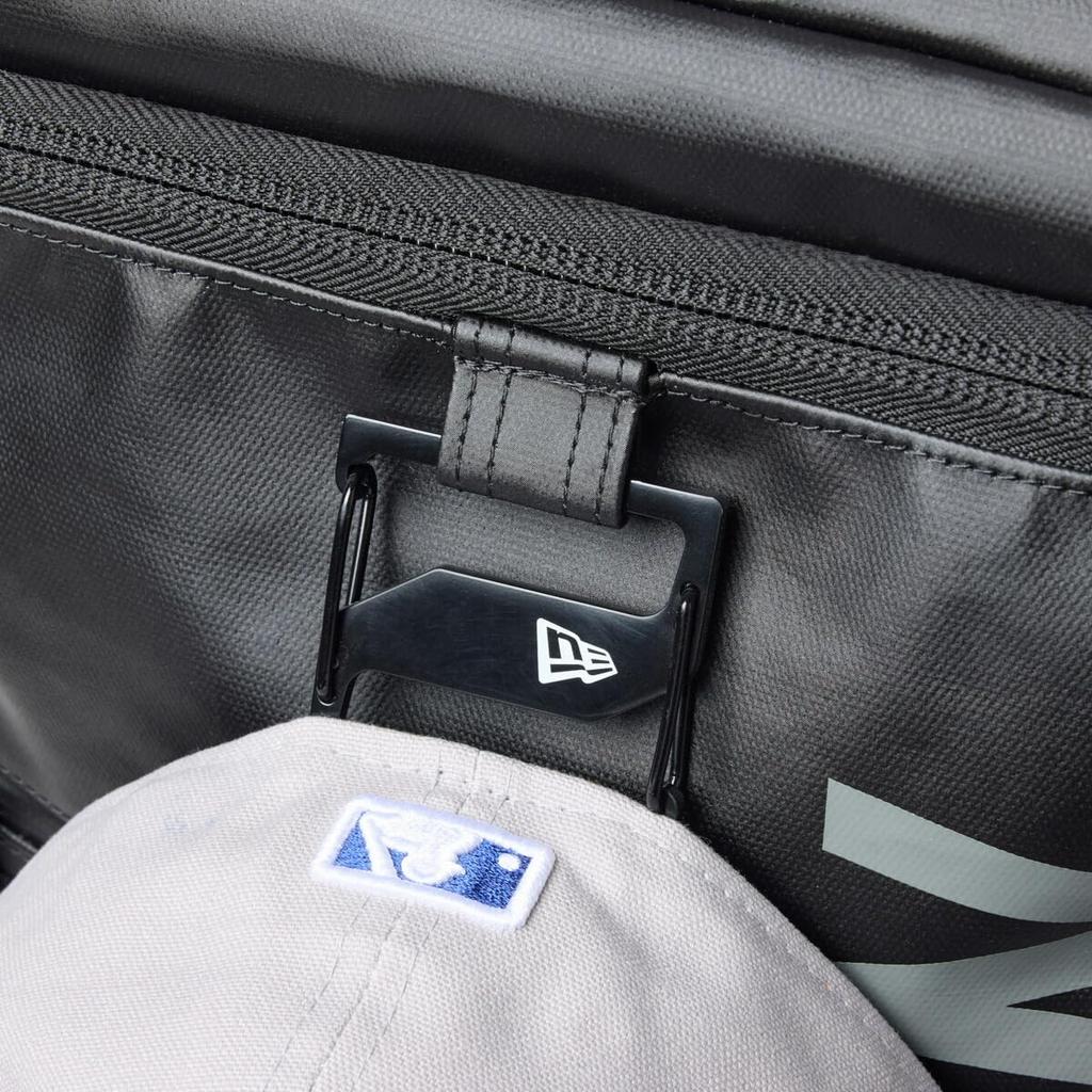 New Era Box Pack Großer Rucksack, 46L Fassungsvermögen, SchwarzGraphit, KOSTENLOSER BOX PACK LARGE BLK TPU GRP NELOGO