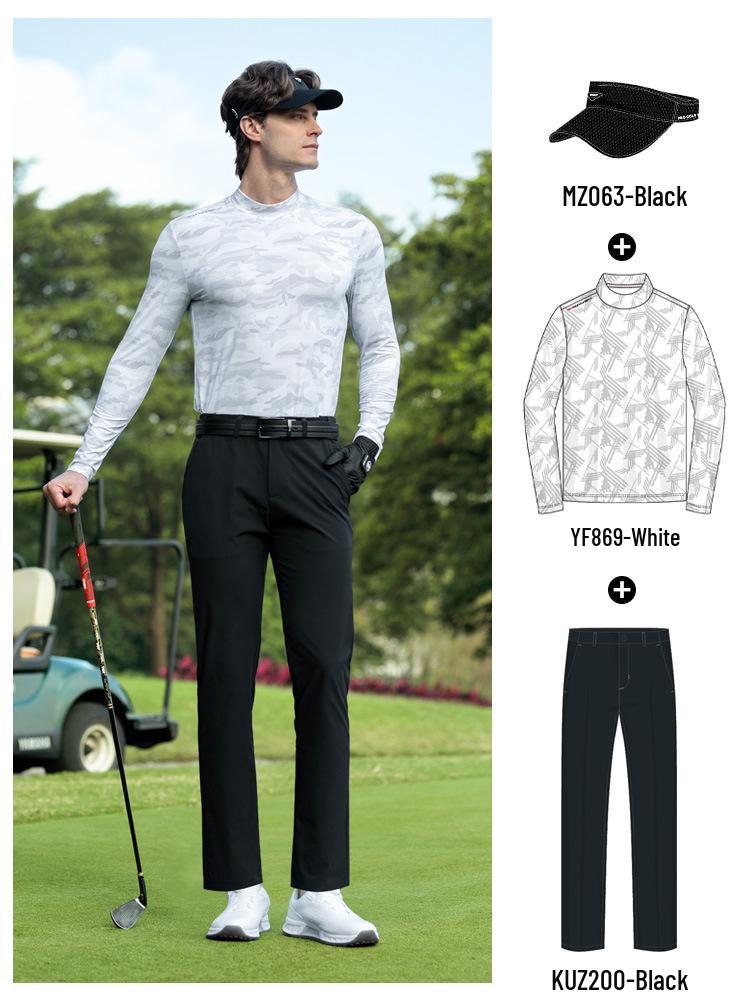 Men's PGM2026 Long Sleeve Golf Base Layer - High Stretch, Breathable Mesh