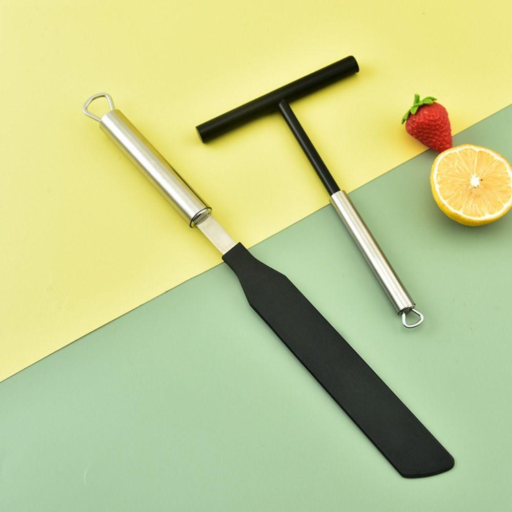Hangable French Crepe Spreader T Shape Kitchen Spatula DIY Pancake Batter Spreader  Cream
