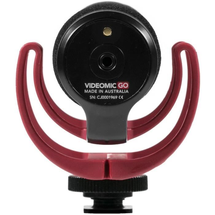 Rode microphone compact videomic go - pour caméra et appareil photo numérique