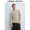 UR Men's Retro Color-block Striped Long-sleeve T-shirt