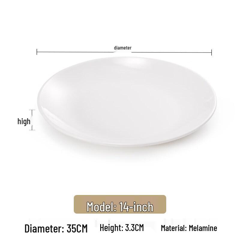 Melamine Round Dinner Plate