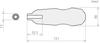 ENGINEER Engineer Nejisaurus GT Drive 02 Ball Grip Penetration Driver with Bolster Plus +No.2 DZ-72
