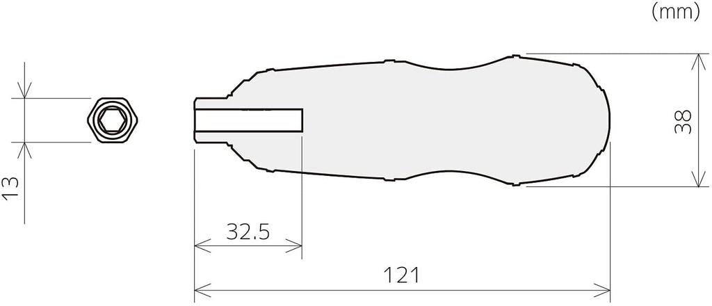 ENGINEER Engineer Nejisaurus GT Drive 02 Ball Grip Penetration Driver with Bolster Plus +No.2 DZ-72