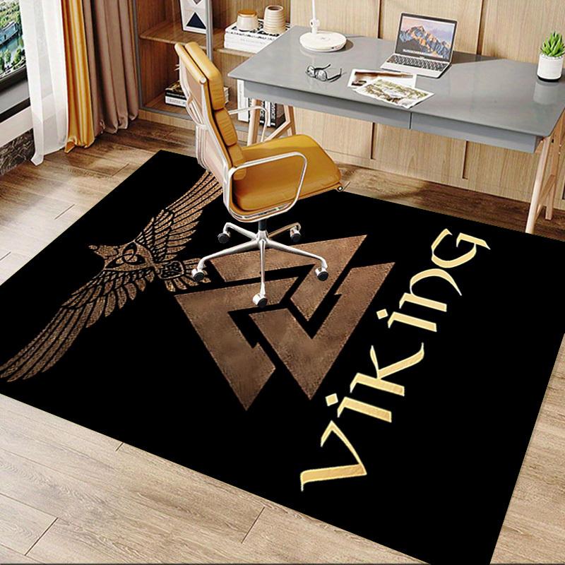 1pc Viking Raven Carpet, Office Rug Outdoor Mat Home Decor Area Carpet Festival