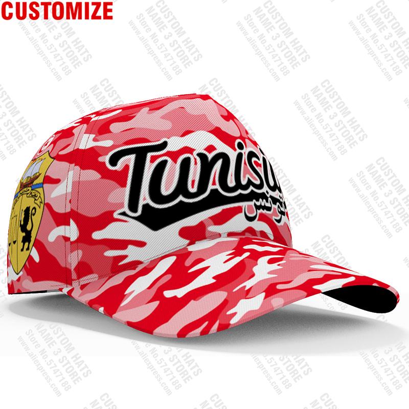 

Tunisia youth diy free custom name number tun hat nation flag tunisie tn islam arabic arab tunisian print photo baseball cap Adjustable