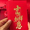 6pcs Hot Stamping 2026 Horse Year Red Envelope Blessings Printing Mixed Pattern Spring Festival Lucky Money Bag Rectangular