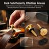 2pcs Guitar Strap Locks Metal Strap Lock Buttons for Bass Ukulele Acoustic Guitar Stage Performance Security