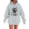 Women's Fashion Casual Long Sleeve Loose  Printed Sweatshirt