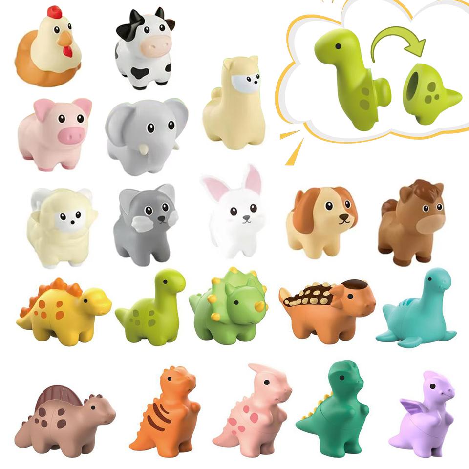 Montessori Animals Matching Toys Educational Sorting Game Enhance Imagination Counting Color Recognition Preschool Motor Skills