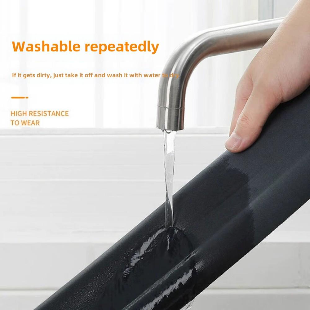 1 Stück Wasserdichter Türboden Dichtungsstreifen - Doppellagiger Silikon Zugluftstopper Einstellbarer Schallschutz Windgeräuschreduzierung Schutz