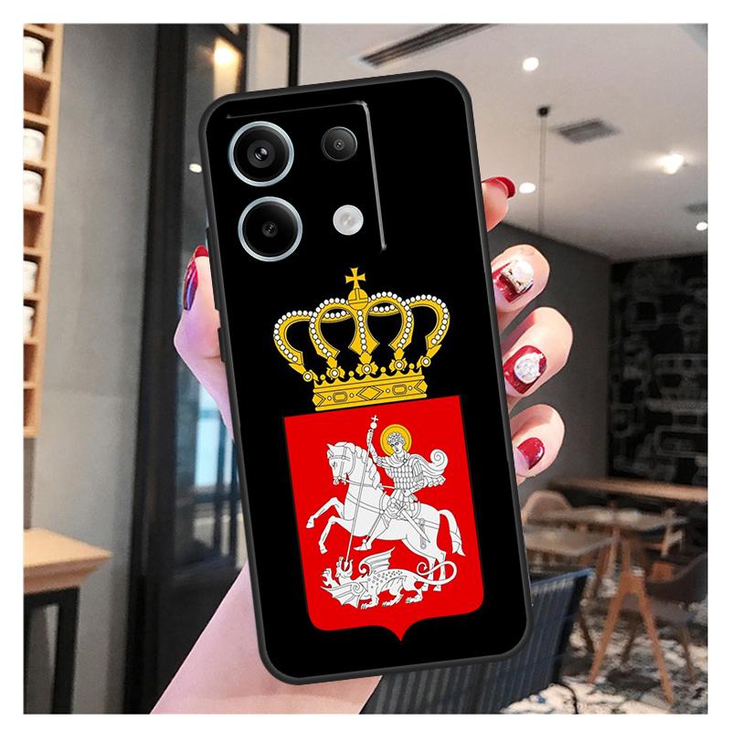 Georgia Flag Case For Xiaomi Redmi 12 13 C 9C 10C Redmi Note 13 Pro 9 10 11 12 9S 10S 11S 12S Back Cover Redmi Note 10 4G