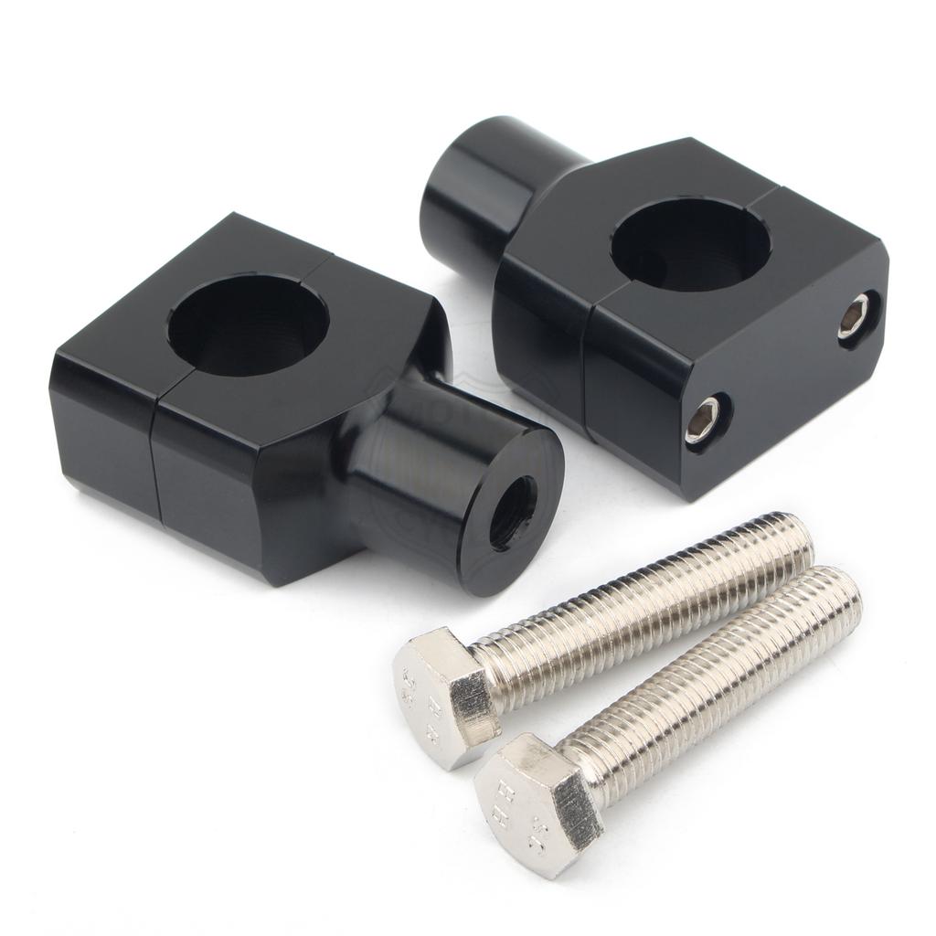 1 Pair Universal Handlebar Riser Kit Mounting Clip Aluminum for Harley Honda Kawasaki Suzuki Yamaha Motorcycle 22mm 25mm Handleb