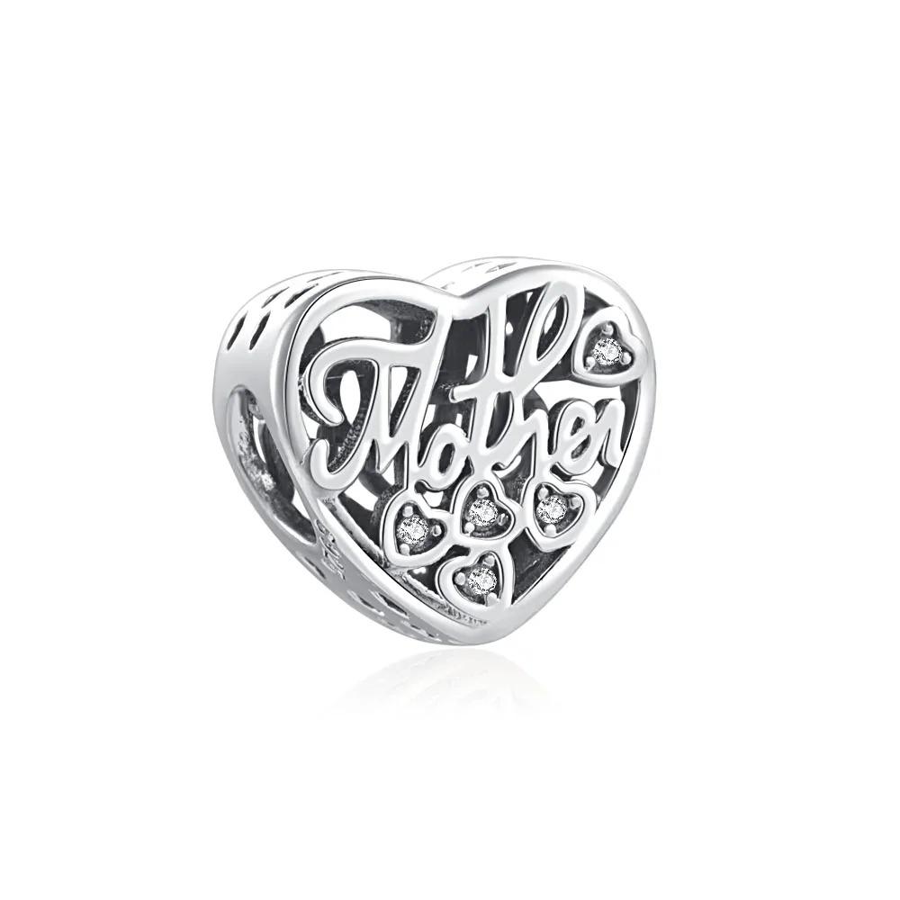 New 925 Silver Family Tree House Charm Pendant with Stars Moon for DIY Bracelet Jewelry Accessories