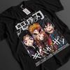 Demon Slayer Tröja Enmu Lägre Måne 1 T-Shirt Tanjiro Kimetsu No Yaiba Muzan Tee