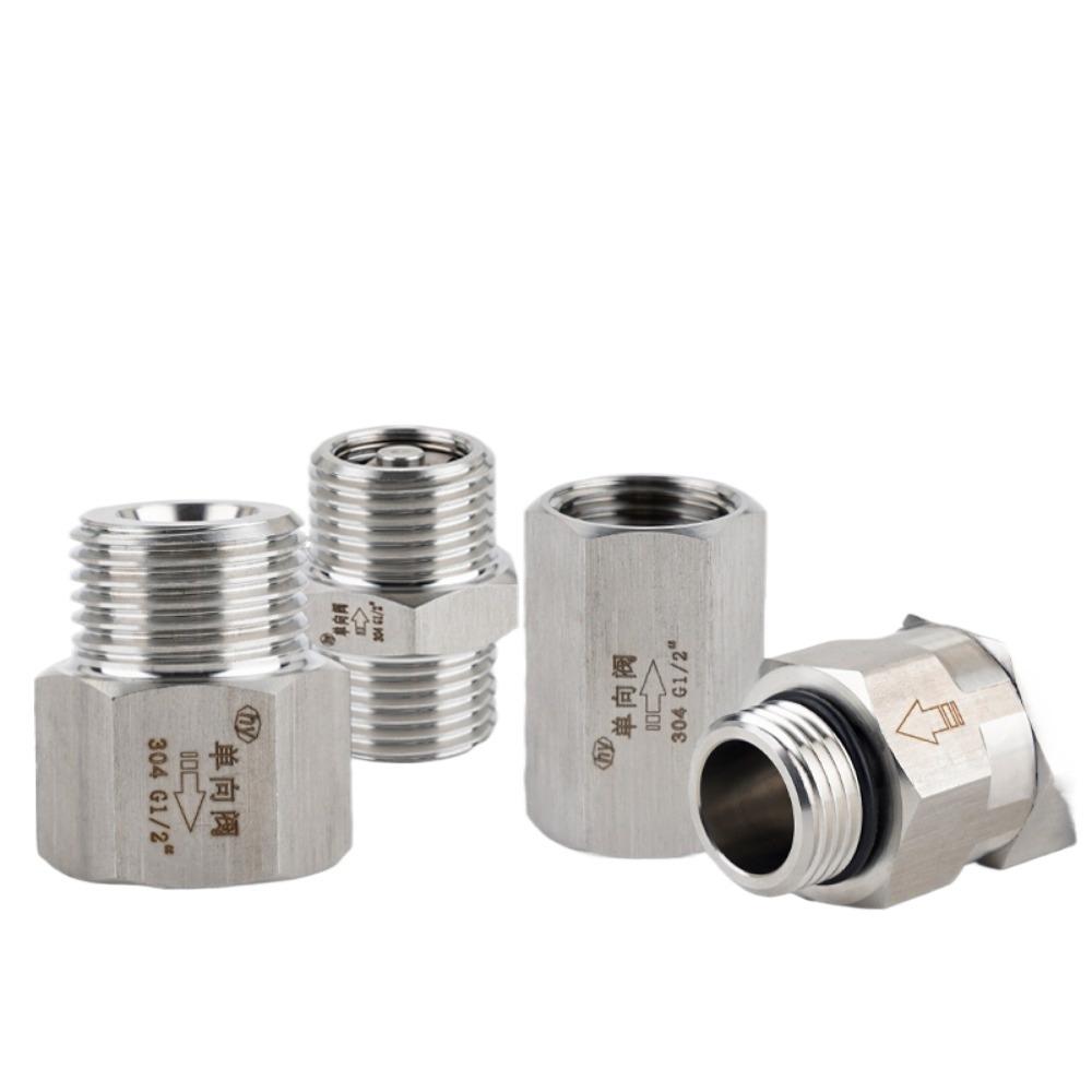 Válvula de retención unidireccional de acero inoxidable 304, rosca macho/hembra BSP de 3/4" y 1", para agua, gas, aceite, 240 grados Celsius, 3000 PSI
