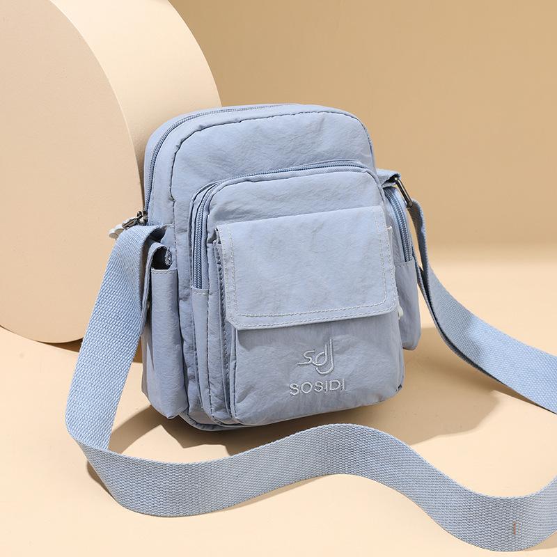 Leisure Crossbody Bag Lightweight Shoulder Bag Portable Multi-layer Mobile Phone Bag