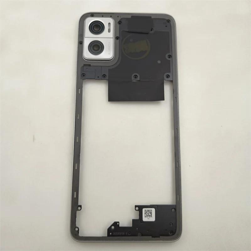 NEW For Motorola Moto E22 Back Cover Middle Frame Holder Housing Repair and Replacement