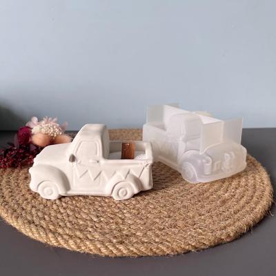Car Flowerpot Silicone Mould Car Candle Cup Plaster Mould Drip Mould Jewelry Ornament
