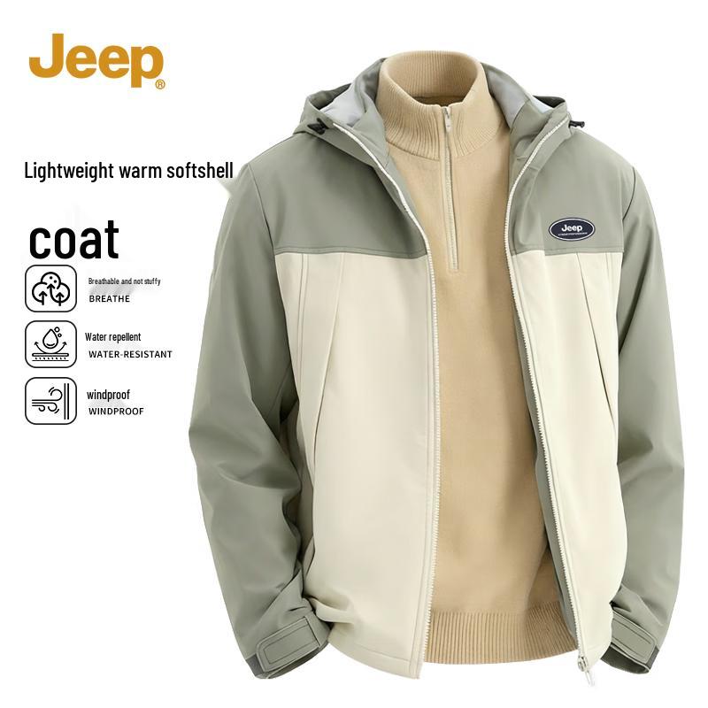 JEEP Men s Winter Softshell Hooded Jacket 2XL