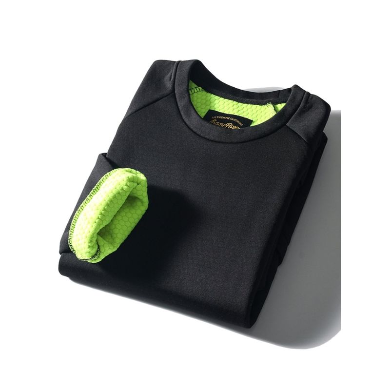 Men's Air Layer Sweatshirt for Export, 2024 New Spring and Autumn Style, Round Neck Outdoor Sports Trendy Brand Jacket