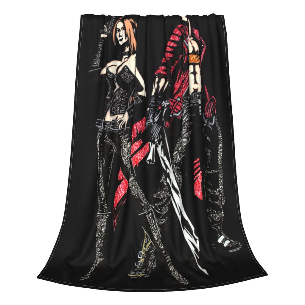 Game Vergil Dmc Blanket Devil May Cry Wool Funny Warm Throw Blanket for Home  Winter