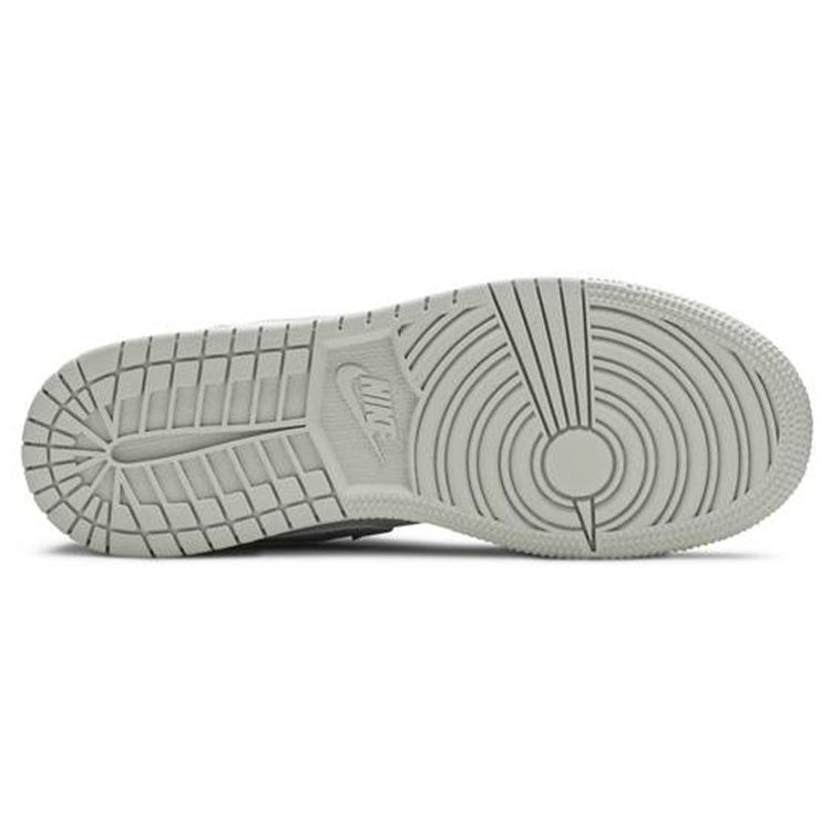 Tênis Infantil Air Jordan 1 Low SE GS Branco Camuflado Cinza Pó de Fótons-Névoa DD3234-100