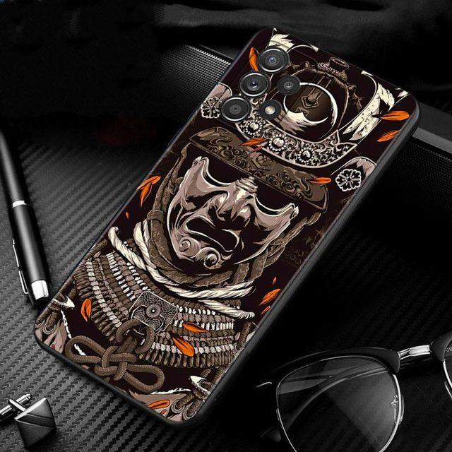 Samurai-fodral för Samsung Galaxy A51 A71 A01 A11 A21 A21s A31 A41 A72 A52 A42 A32 A22 A12 A02 A02s F42 telefonskal