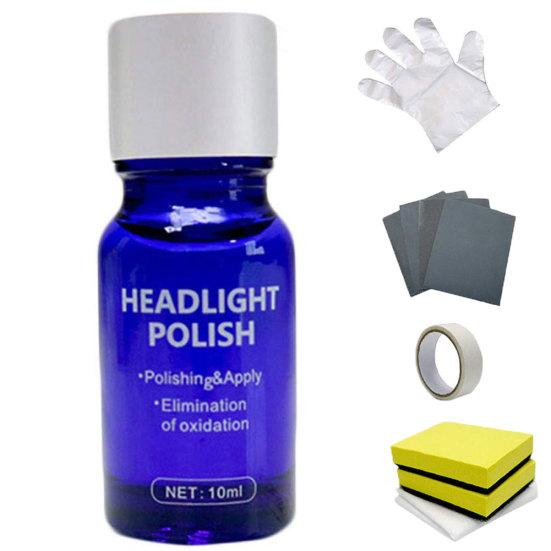 10/30ML Car Headlight Lamp Scratch Restoration Polish Repair Liquid Tool Kit