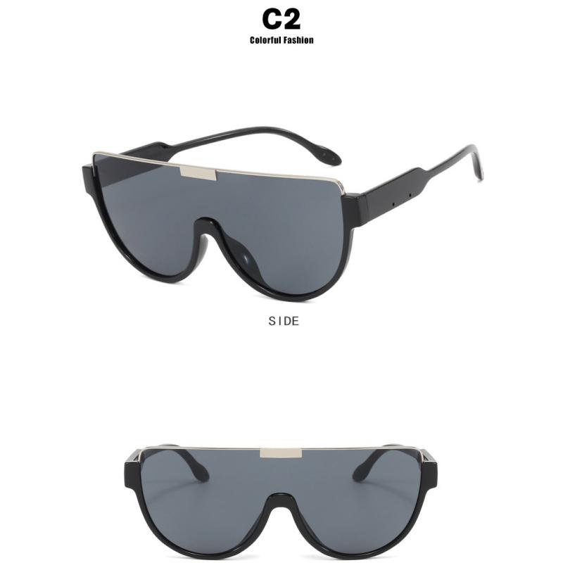 Women's Sunglasses, Large-frame One-piece Sunglasses, Men's and Women's Fashion Sunglasses.