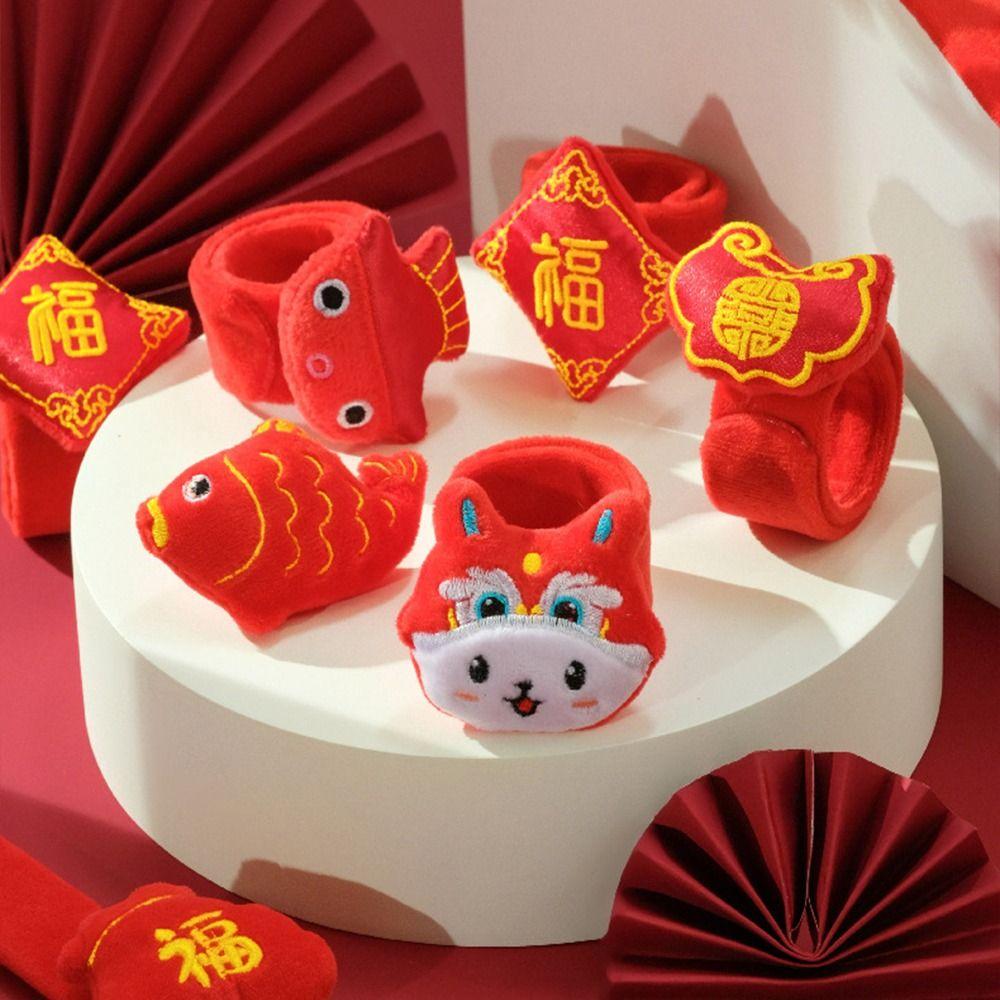 

Плюшевая игрушка новогодние игрушки кольцо на руку украшение на запястье дети защелкивающееся кольцо мальчики девочки