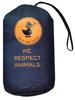 Winter Jacket Save The Duck with Quilted Vest and Stand-up Collar In Blue Microfiber