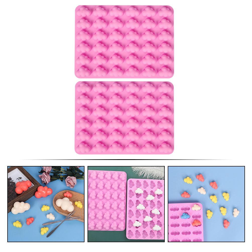 Cute Non-stick Candy Mold Ice Cube Mould Silicone Cloud Chocolate Molds For Epoxy Gummy