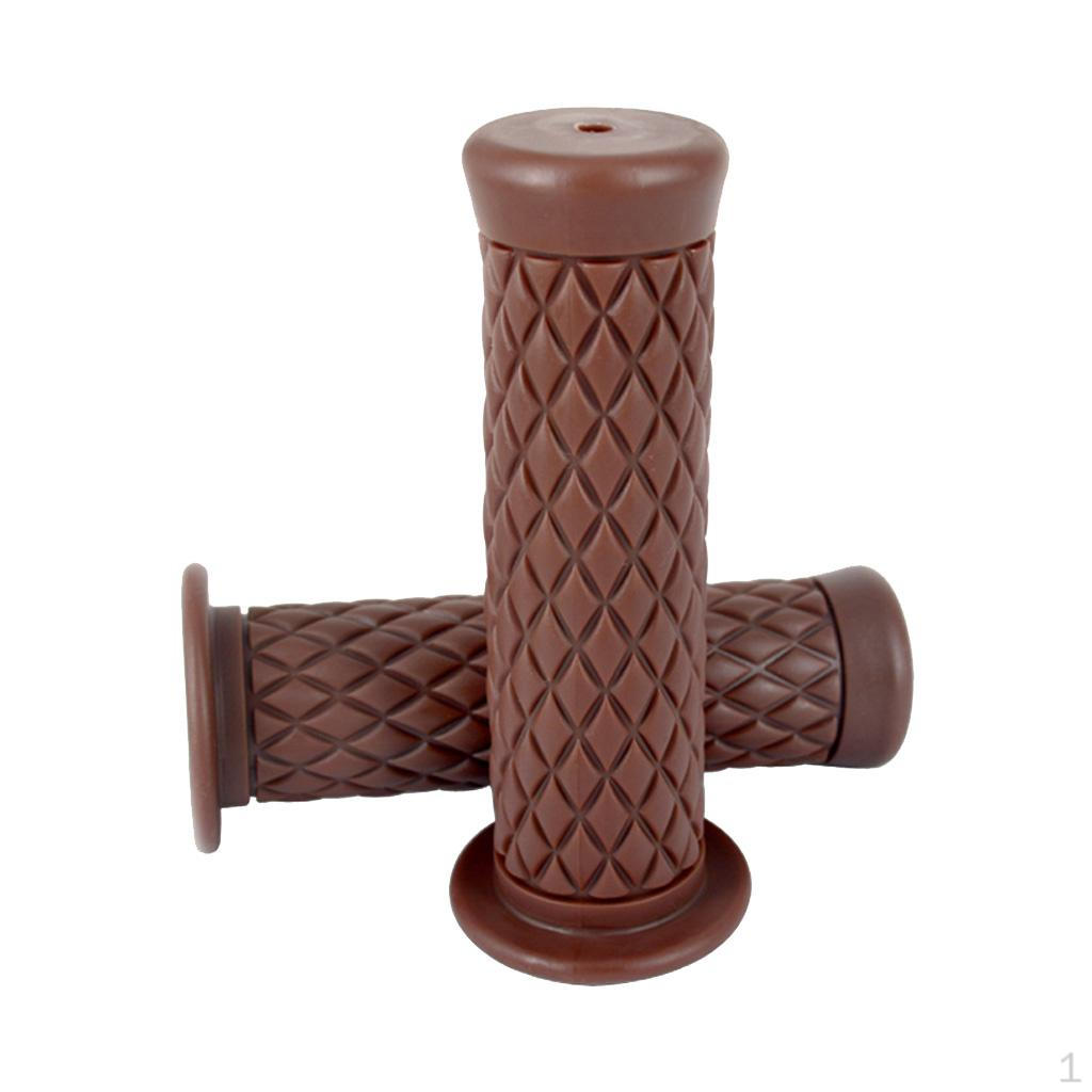 1 Pair Retro Motorcycle Handlebar Hand Grips For 8800