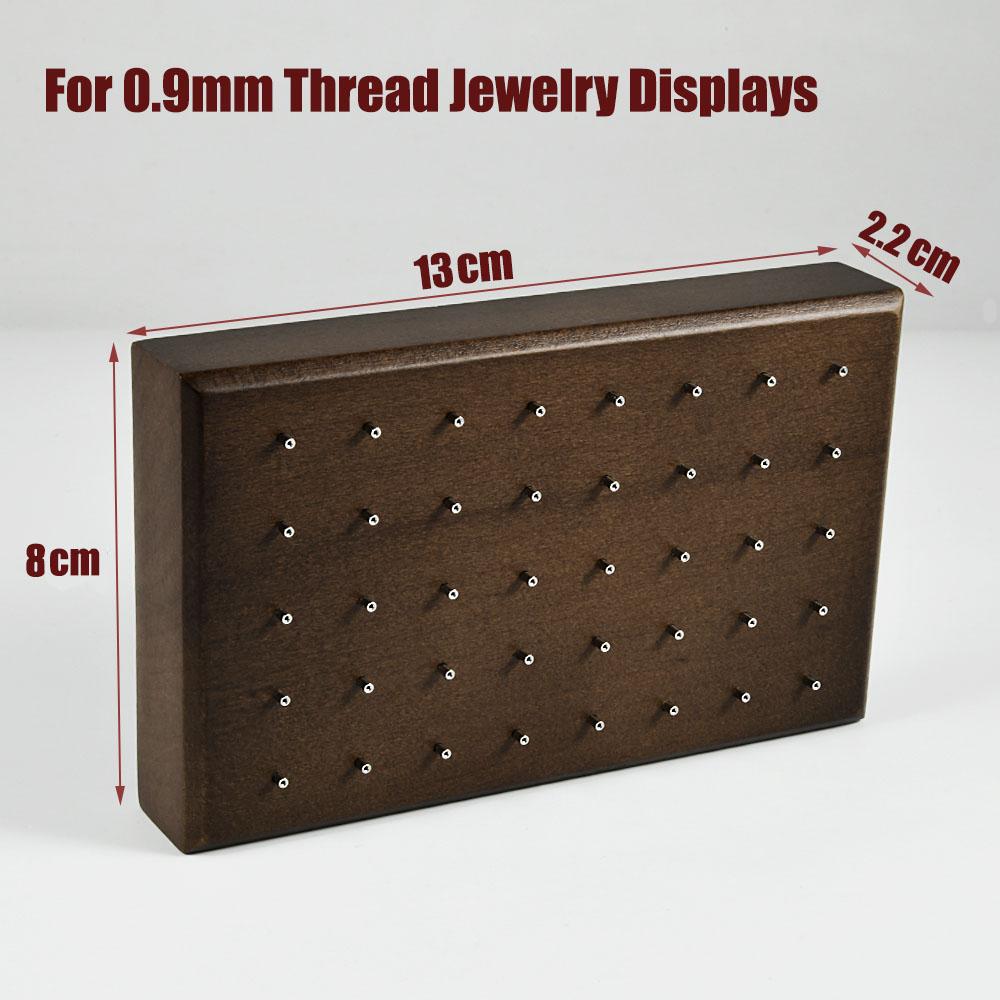 1PC Wood Piercing Jewelry Display Flower Heart Shape Cases Stand Earring Belly Lip Tongue Body Piercing Jewelry Solid Wood Stand