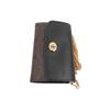 Coach Classic Monogram C Print Chain Detachable Leather Canvas Crossbody Bag Women Bags Black 24280-IMAA8