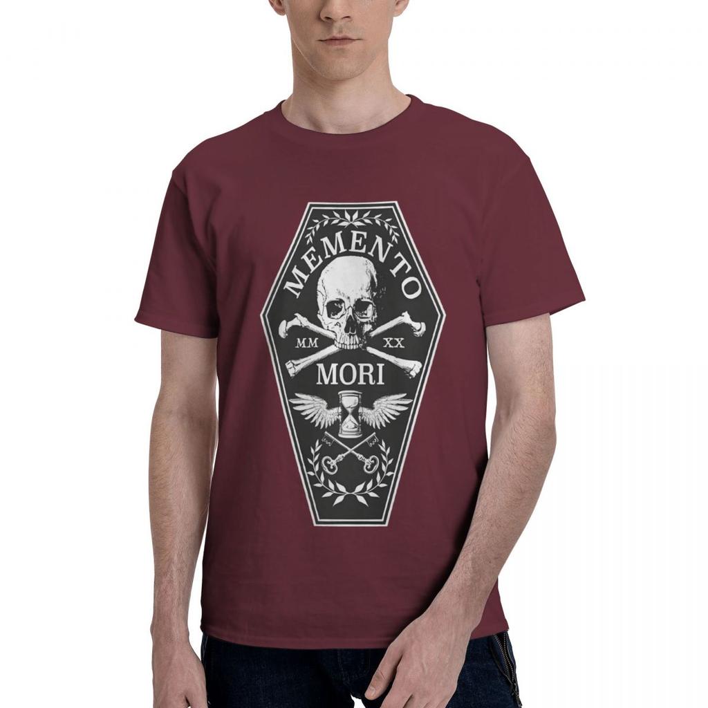 Memento Mori 100 Cotton Casual Breathable Confortable T Shirt Funny Mens TShirts T Shirt Men
