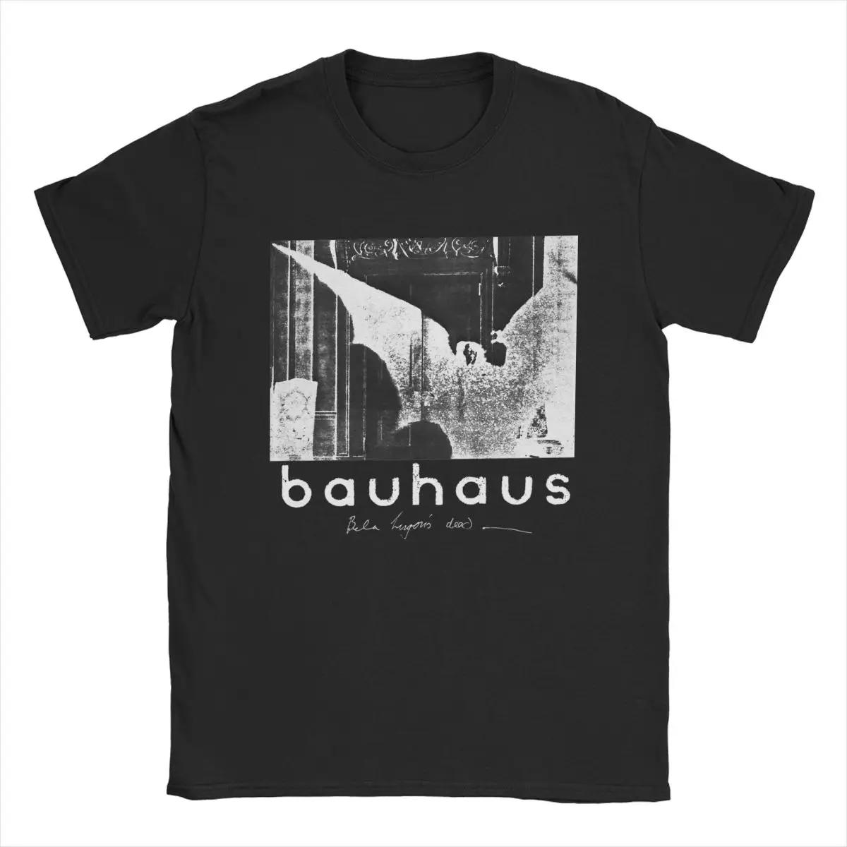 

Футболки Bela Lugosi s Dead Horror Post Punk 80-х Bauhaus для мужчин, забавные хлопковые футболки с коротким рукавом, новые топы S чёрный