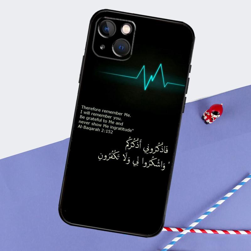 

Muslim Surah Ikhlas Islamic Phone Case For iPhone 16 Pro Max 12 13 Mini 11 14 15 Pro Max XR 15 16 Plus 16e Back Cover iPhone 14Pro MAX