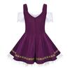Oktoberfest Plus Size Bar Maid Costume - Halloween German Beer Girl Dress