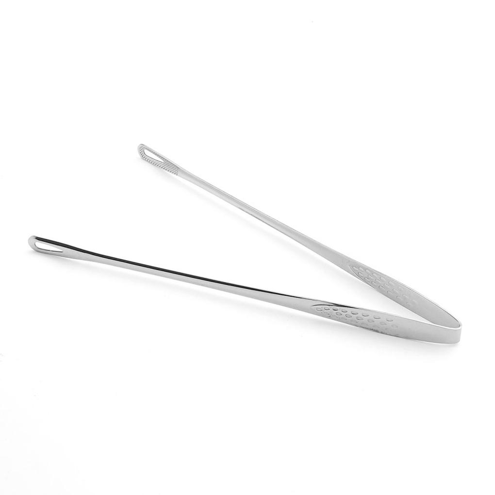 Kitchen Slim Cooking Tweezers 28cm Stainless Steel Strawberry Pasta Tongs