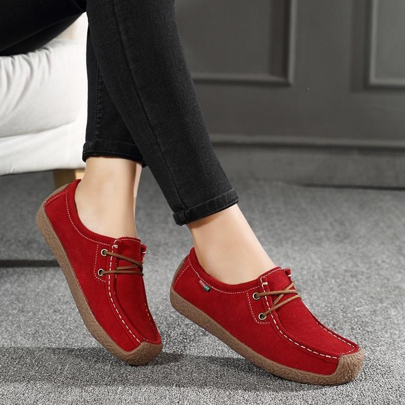 Casual Women's Shoes - Single Shoes, New Style, Flat Bottom, Large Size, Soft Sole, Anti-slip Property