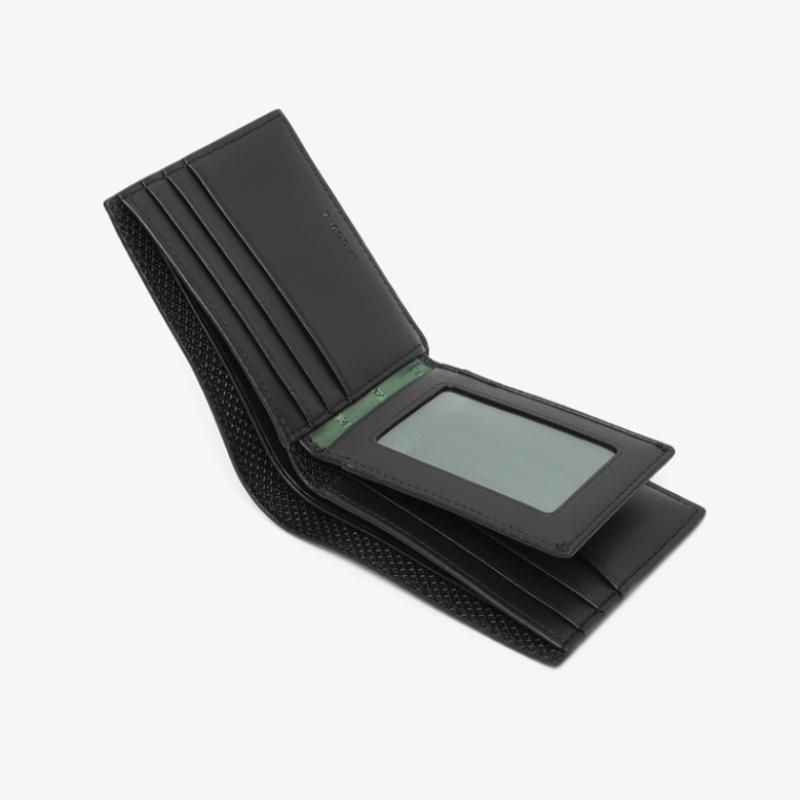 Lacoste Chantaco Leather Bifold Wallet Bb Nh3870c55g 000