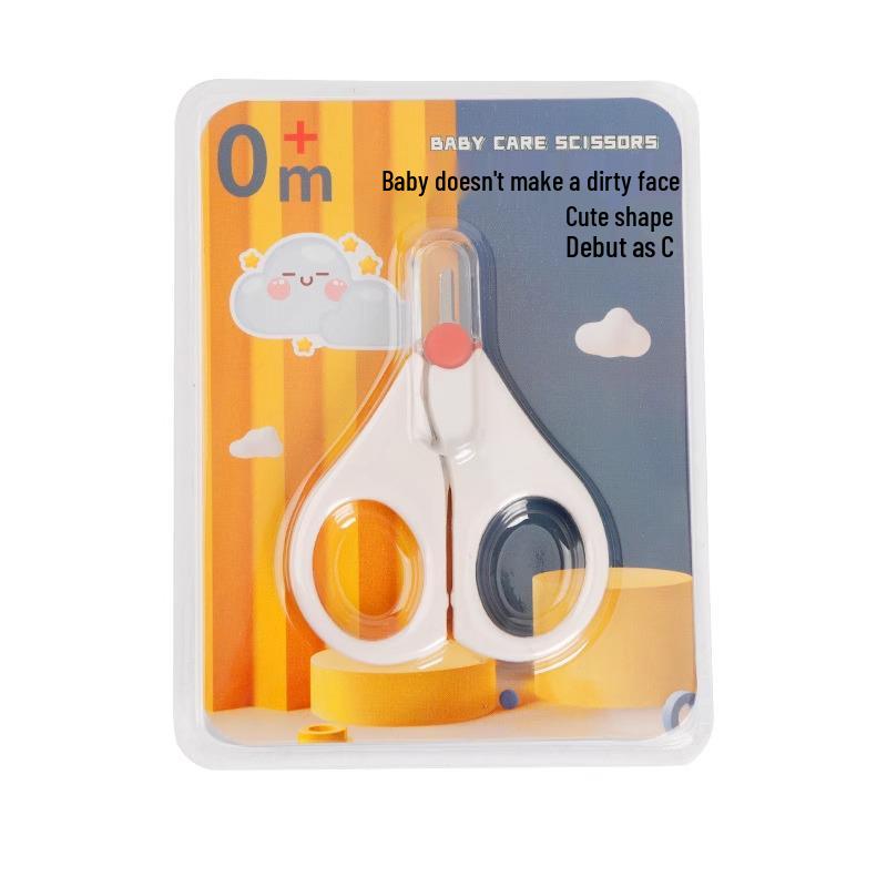 Safe Baby Nail Clipper Set: Anti-Pinch Scissors & File for Newborns and Young Children