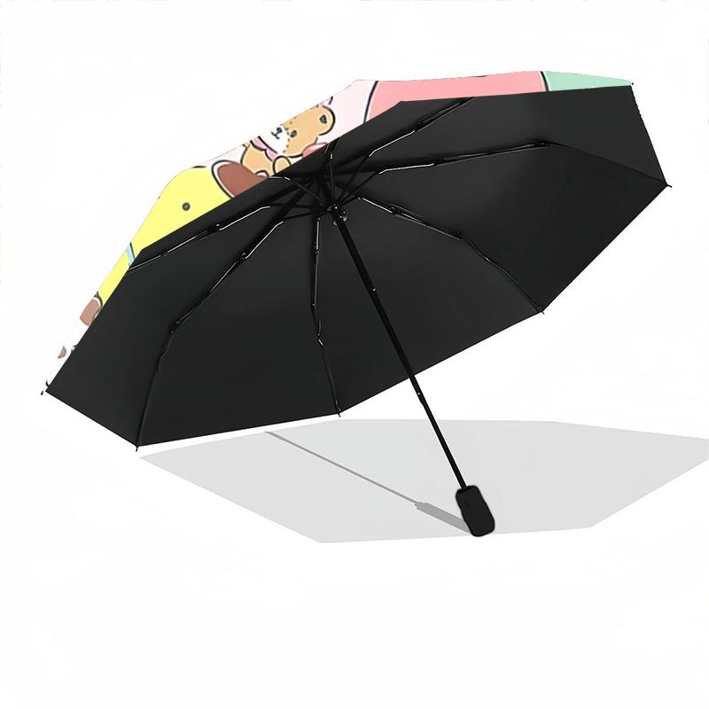 1pc Hello Kitty & Friends Automatic Opening Folding Umbrella - 8 Bone Iron Frame, Suitable for Fans, Travel, Daily Use, Gift for Holidays.F100