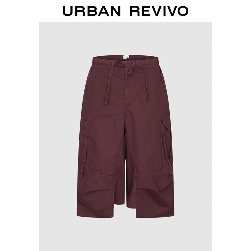 UR 2025 Autumn Women's Deconstructed Workwear Wide-Leg Trousers