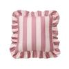 New Striped Pillow Case Cover Lotus Leaf Skirt Edge Velvet Pillowcase Home Decor Soft Bedding Pillow Cover Couch Bedroom
