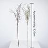 120cm Délka Umělá Vrbová Větev Realistický Design Měkká Textura Umělé Větvičky 4-Vidlicový Kadeřavý Tvar Simulace Větve Stromu