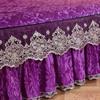 Luxury Thicken Velvet Quilted Bedspread Winter Quick Warm Plush Bed Skirt King Double Size Bed Cover Not Including Pillowcase