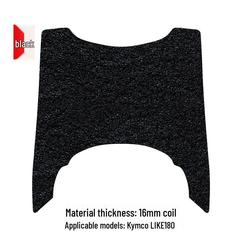 Thickened Silk Non-Slip Footrest Pad for Kymco LIKE180 Scooter, Rainproof